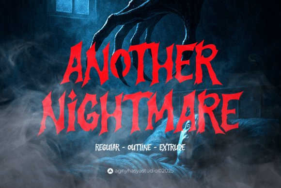 Another Nightmare: A Darkly Enchanting Horror Font for Fearless Design
