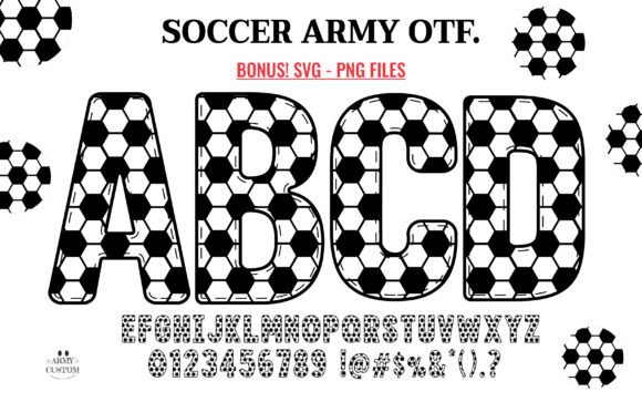 Capture the Roar of the Crowd with Soccer Army Typography