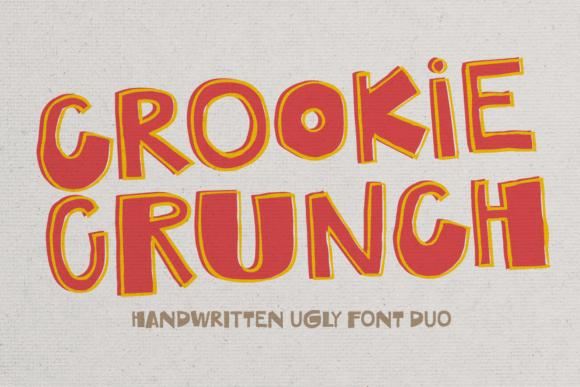 Crookie Crunch: The Font That Celebrates Beautiful Chaos