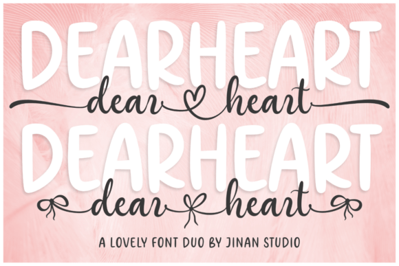 Dearheart: The Font Duo That Brings Handmade Charm to Every Design