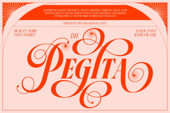 Dh Pegita: A Floral Serif for Elevated Branding