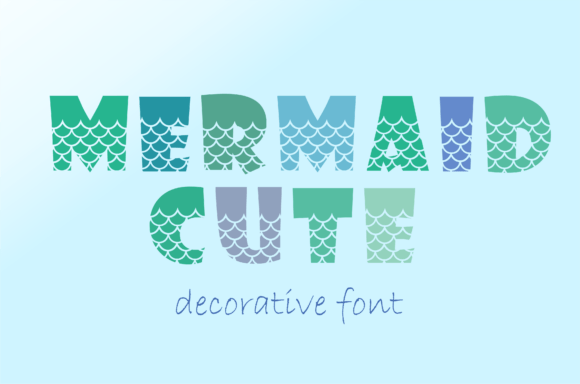 Mermaid Cute: A Playful Font for Under-the-Sea Designs