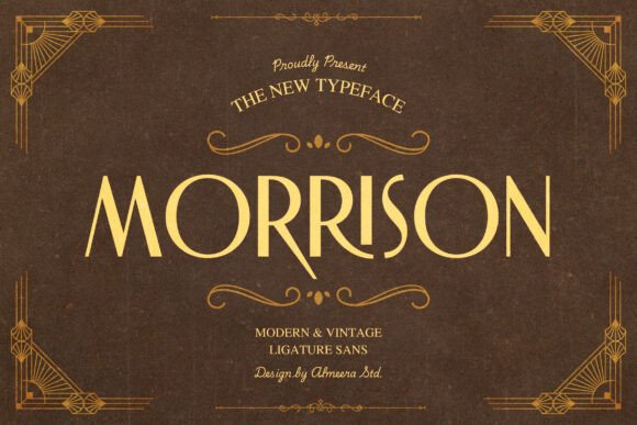 Morrison: A Typeface That Channels 1930s Glamour