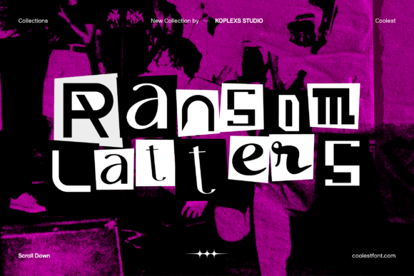 Ransom Latters: The Expressive Display Font for Bold Brands