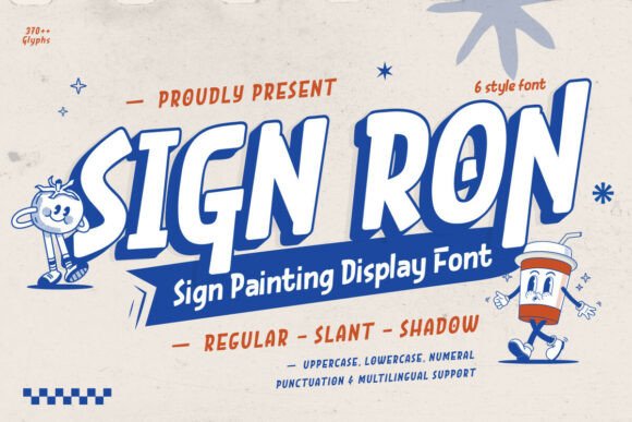Sign Ron: A Typeface with Vintage Soul and Modern Edge
