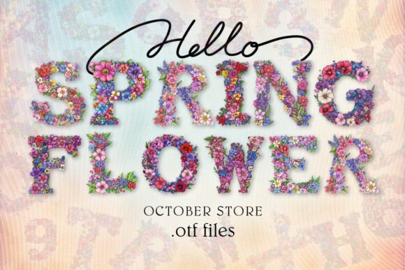 Spring Flower Font: A Blooming Type for Your Brand