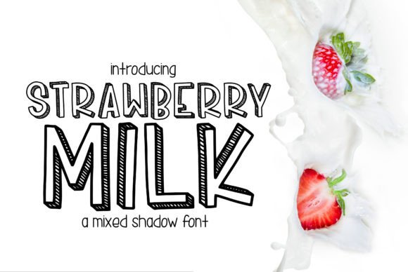 Strawberry Milk: A Playful Font for Creative Branding