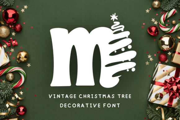 The Vintage Christmas Tree Font: A Designer's Guide to Festive Charm