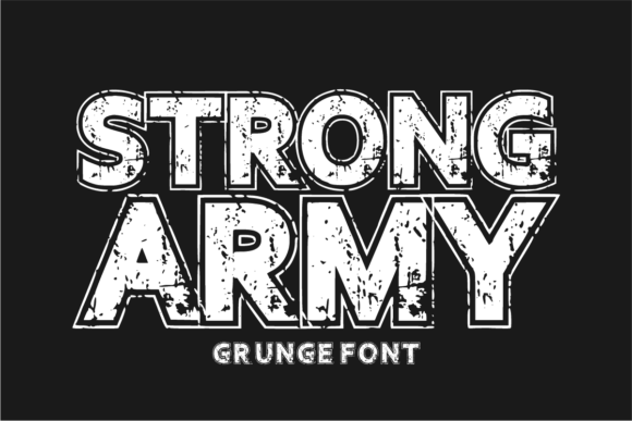Unleash Commanding Authority with Strong Army Typography
