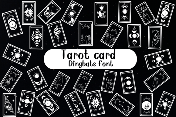 Unlock Mystical Design with the Tarot Card Font