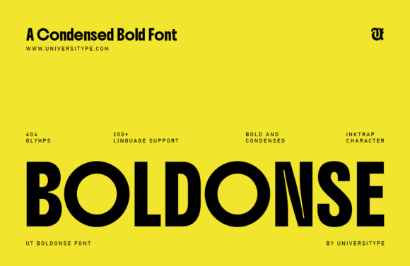 UT Boldonse: A Whimsical Sans Serif for Bold Branding